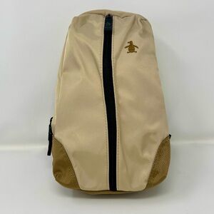 NWT Original Penguin Men's Sling Travel Bag Oatmeal